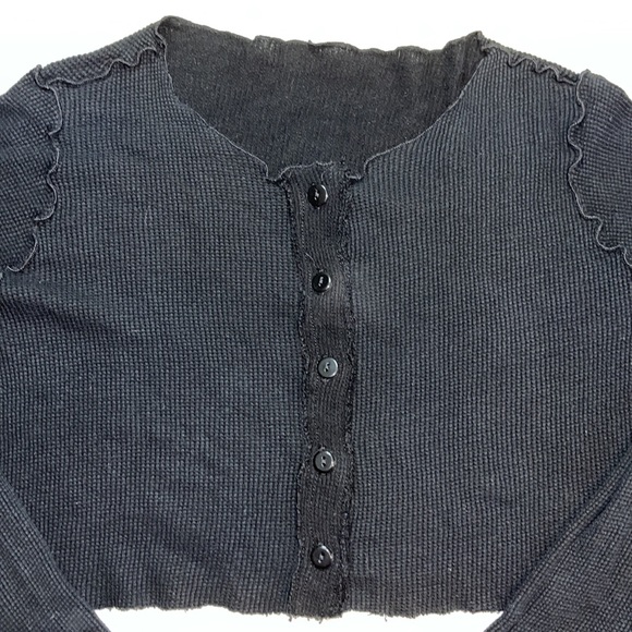 EUC: Cropped black cardigan - Picture 8 of 10